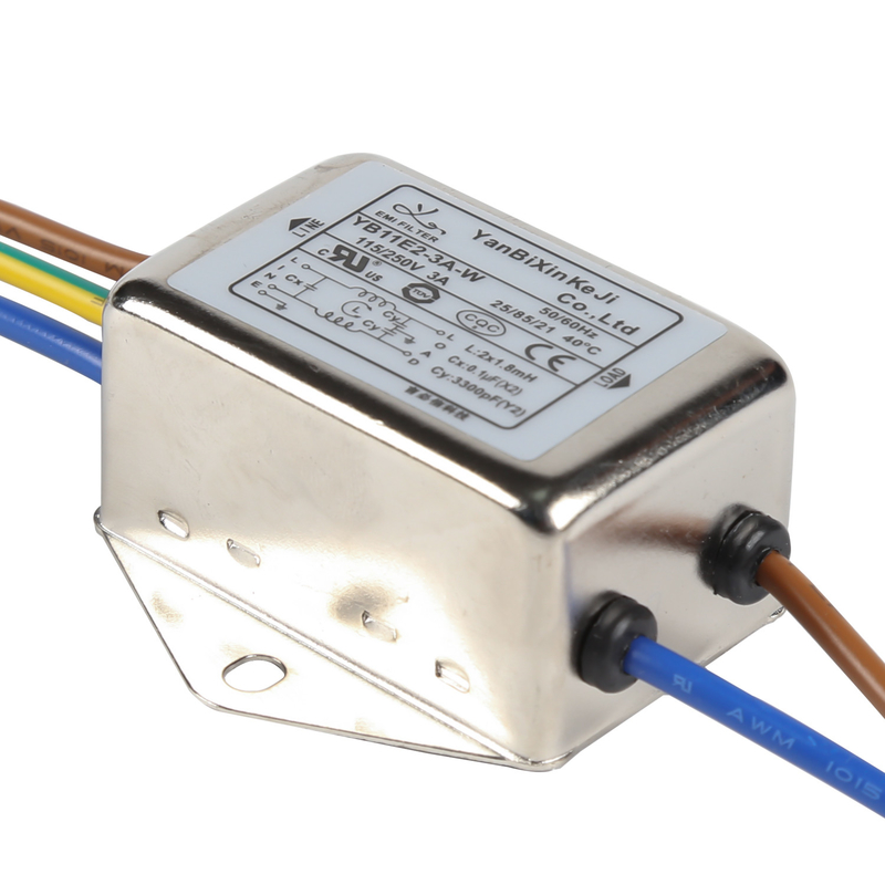 مرشح ضجيج مرشح EMI أحادي الطور مرشح ضوضاء EMC RFI