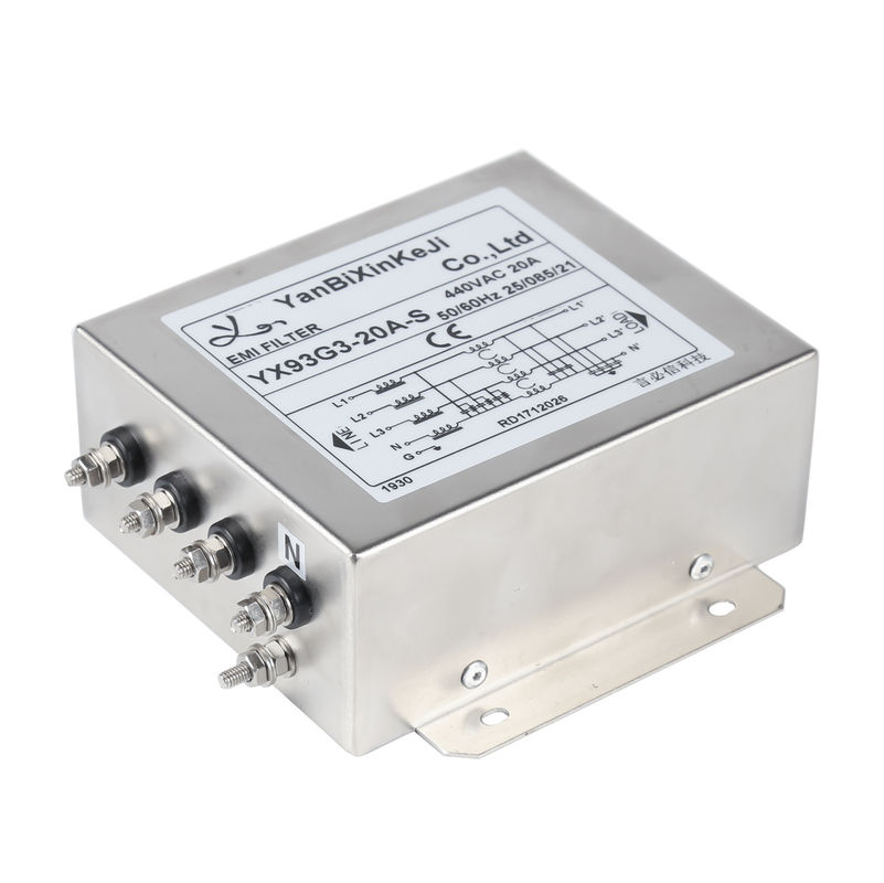 3 المرحلة 4 مرشح EMI الأسلاك 380V/520V