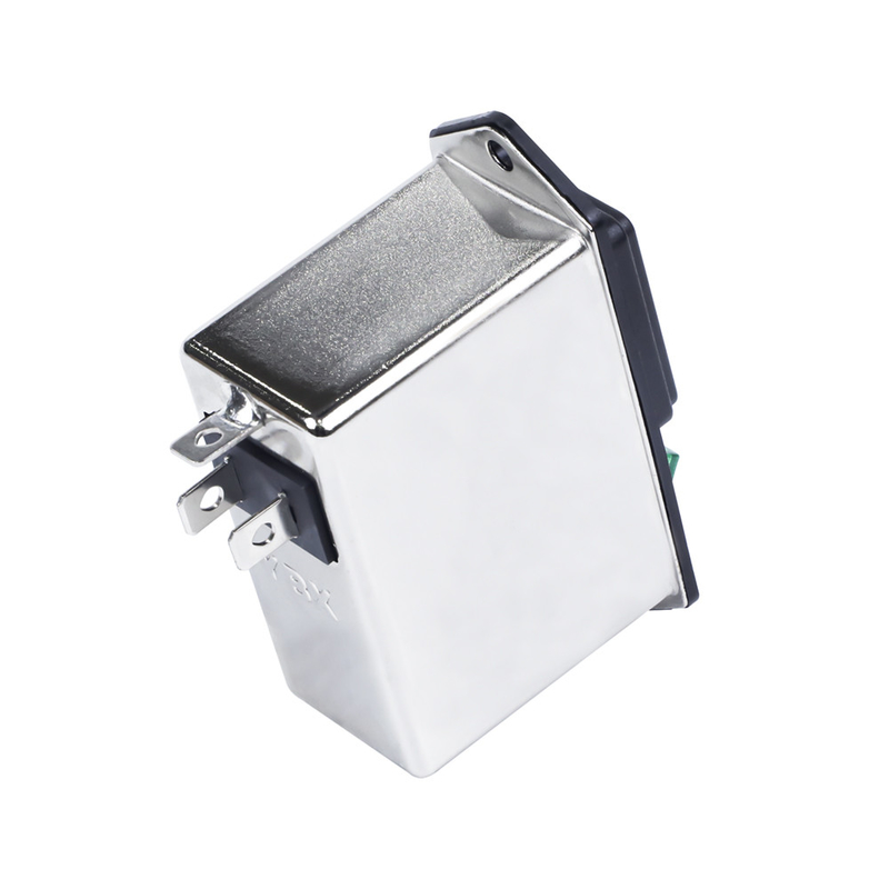 220V 10A IEC Inlet EMI Filter مرشح وحدة إدخال الطاقة لإمداد الطاقة الصغيرة