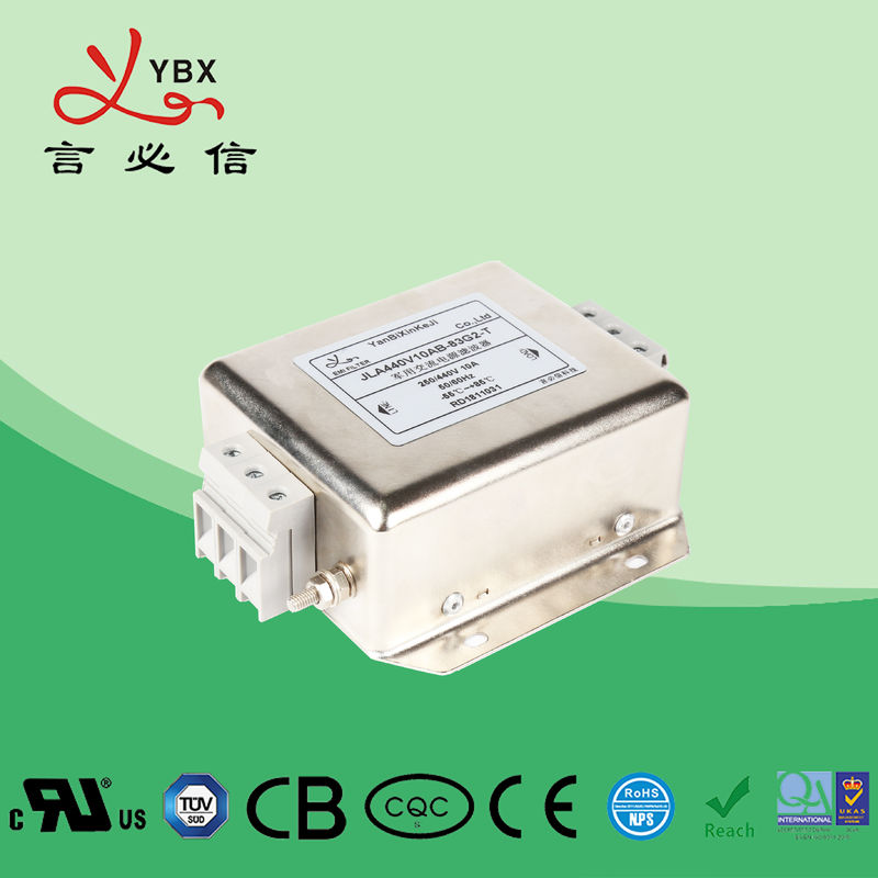 Yanbixin عالية الأداء مرحلة واحدة تصفية RFI / RFI تصفية الضوضاء 110V 250VAC 6A