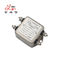 60dB 250VDC 250VAC 50 / 60Hz أحادي الطور RFI Power Emi Filter مع حجم صغير لآلة اللحام